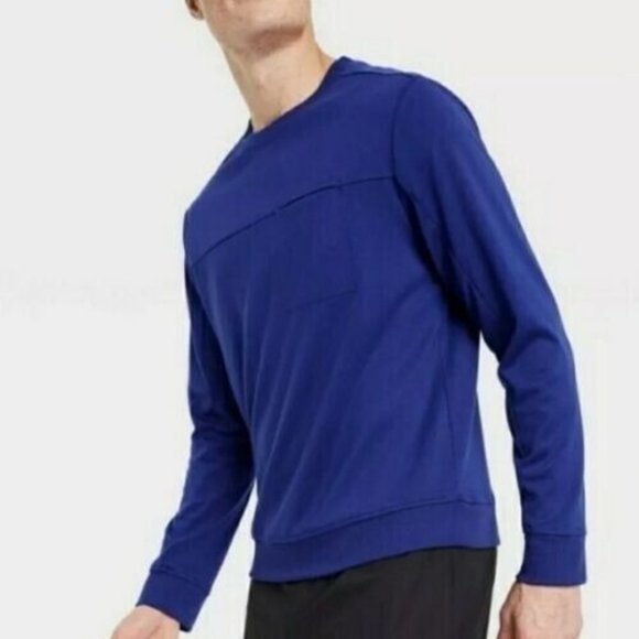 all in motion Other - All In Motion Sweatshirt Blue Ponte Knit Crewneck Long Sleeve Top